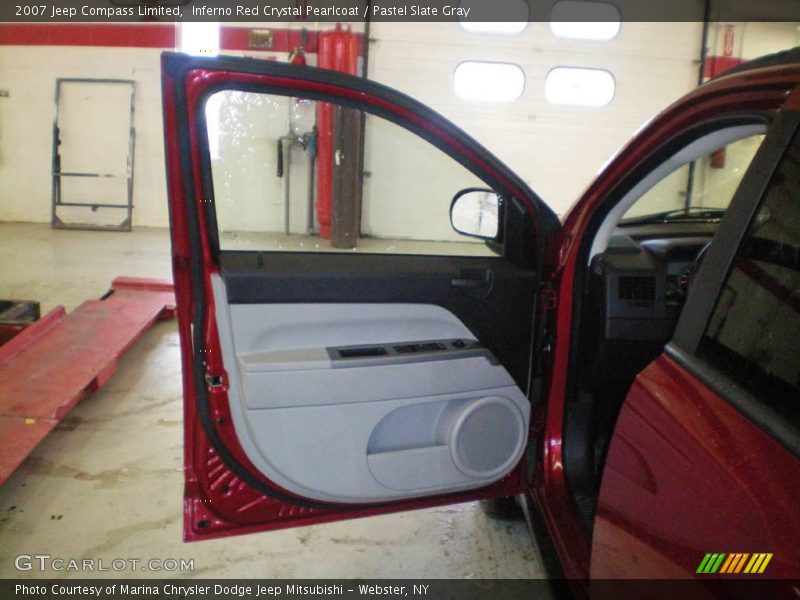 Inferno Red Crystal Pearlcoat / Pastel Slate Gray 2007 Jeep Compass Limited