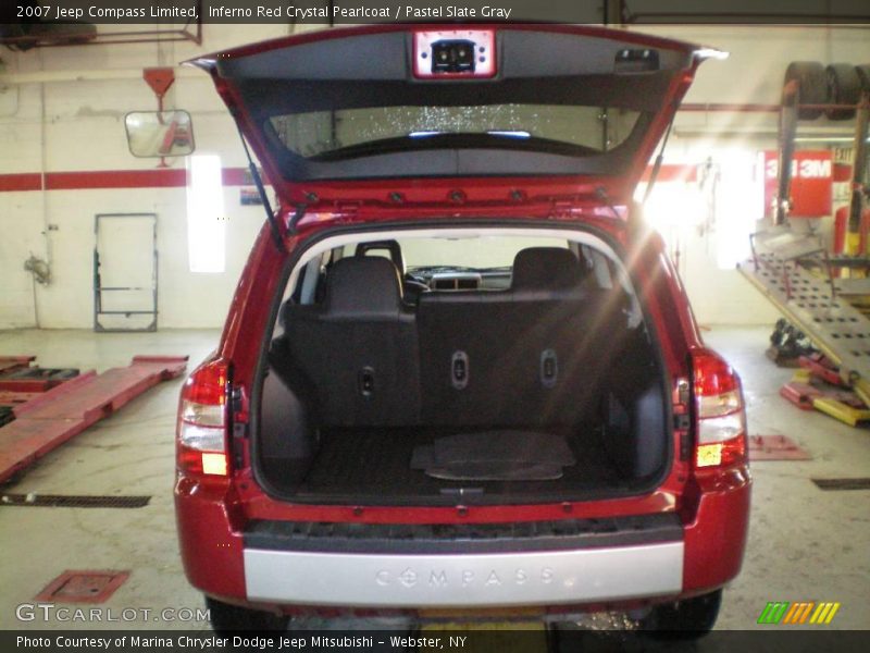 Inferno Red Crystal Pearlcoat / Pastel Slate Gray 2007 Jeep Compass Limited