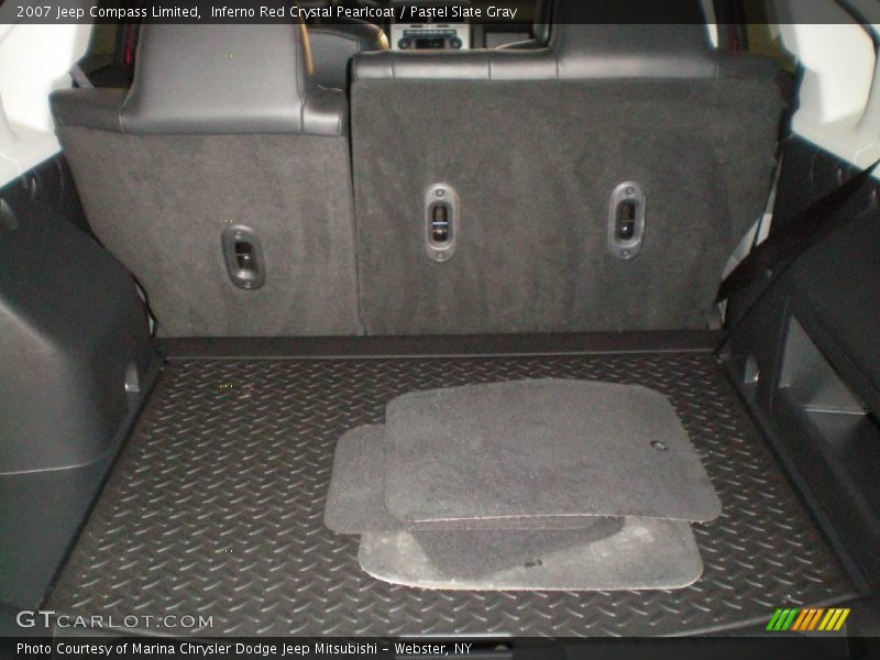 Inferno Red Crystal Pearlcoat / Pastel Slate Gray 2007 Jeep Compass Limited