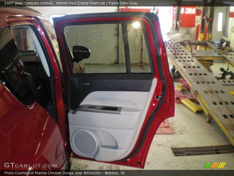 Inferno Red Crystal Pearlcoat / Pastel Slate Gray 2007 Jeep Compass Limited