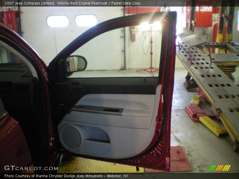 Inferno Red Crystal Pearlcoat / Pastel Slate Gray 2007 Jeep Compass Limited