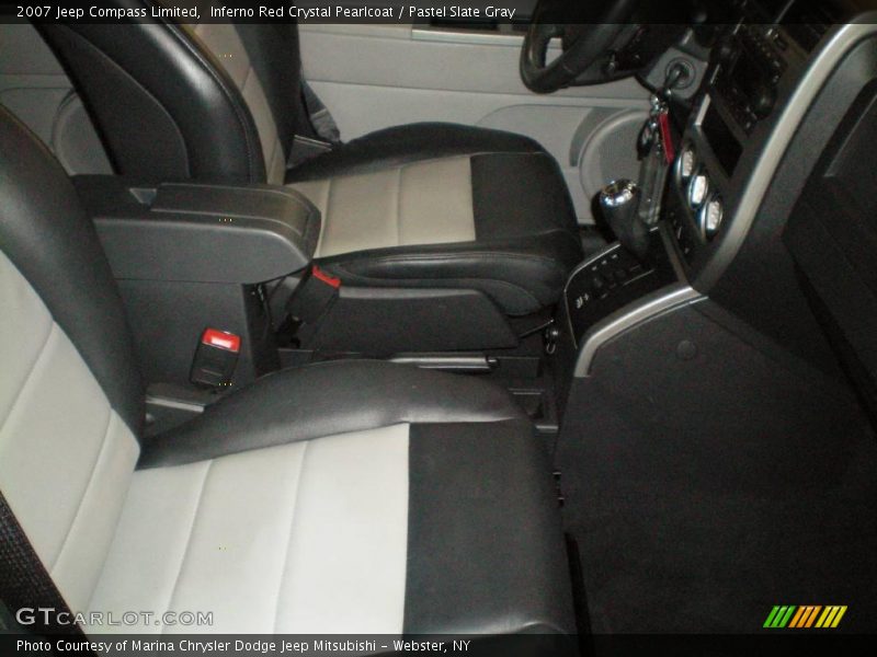 Inferno Red Crystal Pearlcoat / Pastel Slate Gray 2007 Jeep Compass Limited