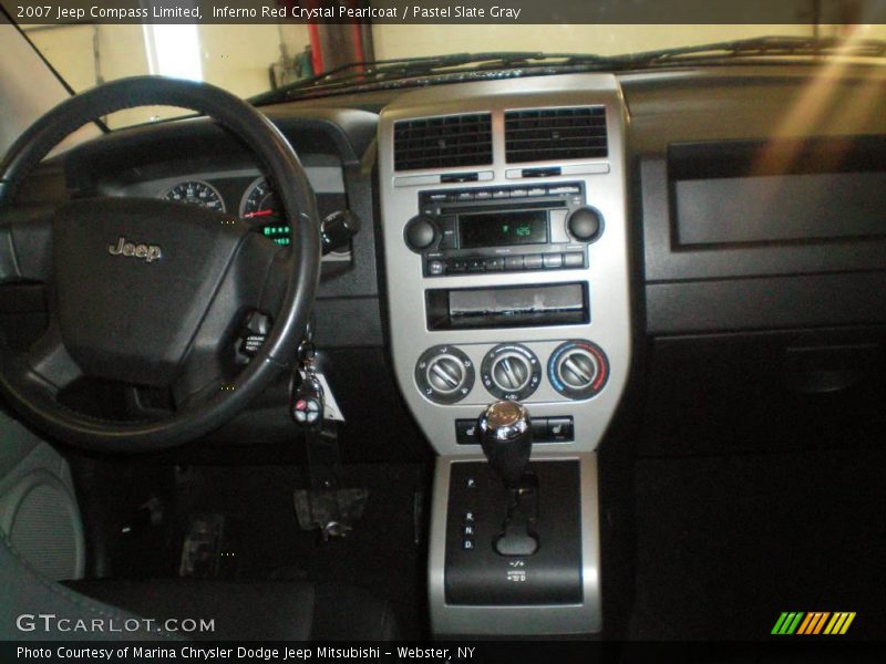 Inferno Red Crystal Pearlcoat / Pastel Slate Gray 2007 Jeep Compass Limited