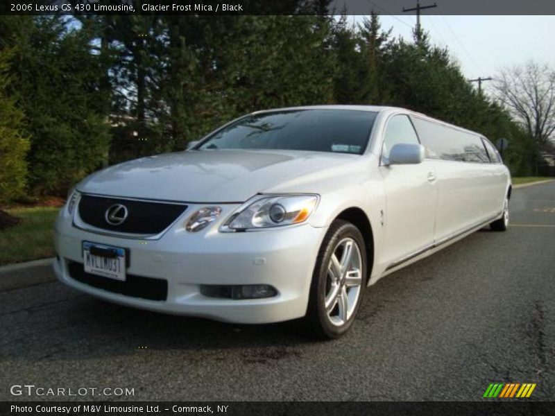 Glacier Frost Mica / Black 2006 Lexus GS 430 Limousine