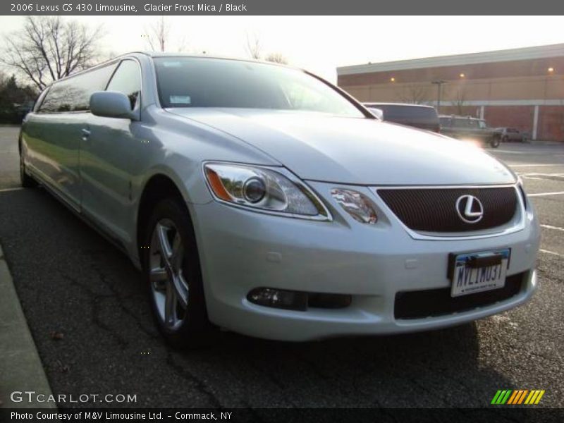 Glacier Frost Mica / Black 2006 Lexus GS 430 Limousine