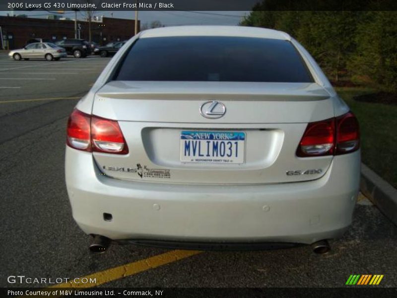 Glacier Frost Mica / Black 2006 Lexus GS 430 Limousine