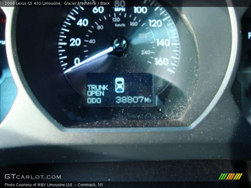 Glacier Frost Mica / Black 2006 Lexus GS 430 Limousine
