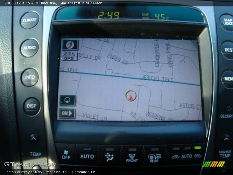 Glacier Frost Mica / Black 2006 Lexus GS 430 Limousine
