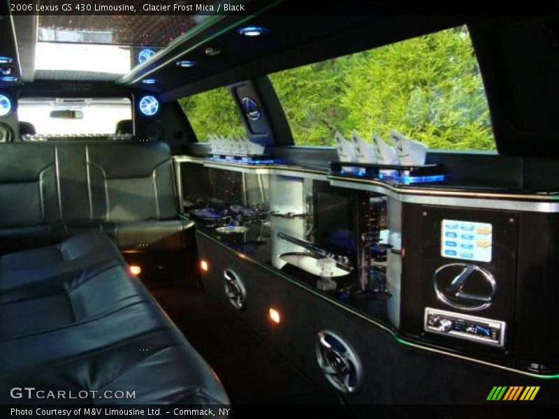 Glacier Frost Mica / Black 2006 Lexus GS 430 Limousine