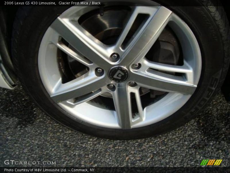 Glacier Frost Mica / Black 2006 Lexus GS 430 Limousine