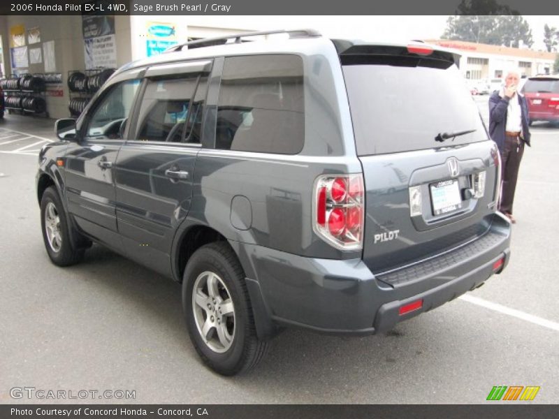 Sage Brush Pearl / Gray 2006 Honda Pilot EX-L 4WD