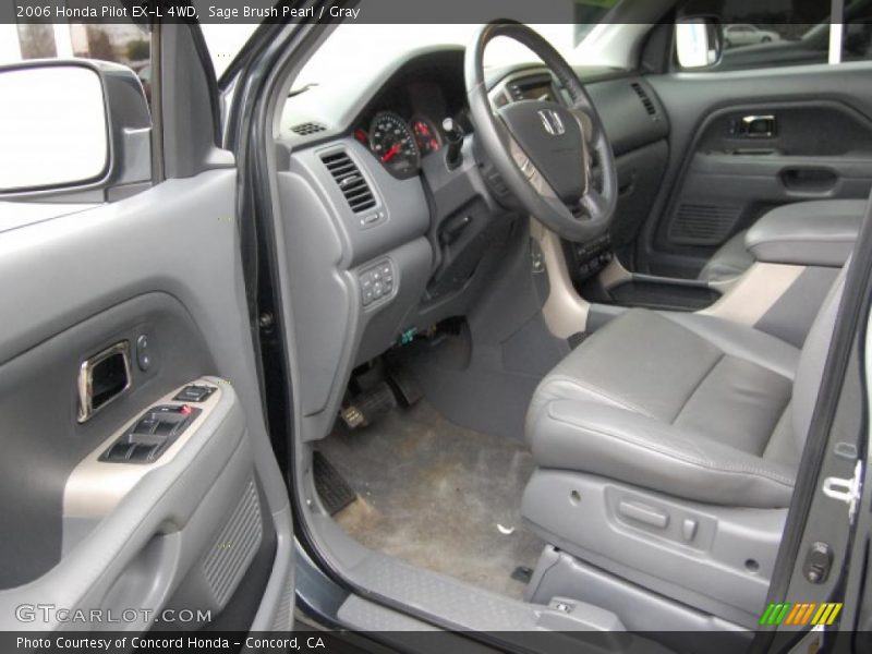 Sage Brush Pearl / Gray 2006 Honda Pilot EX-L 4WD