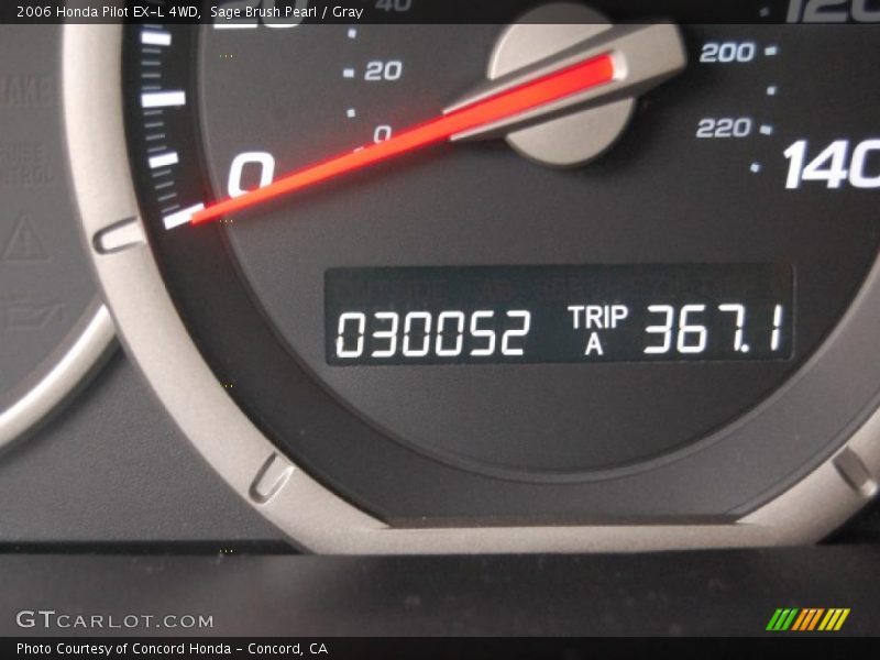 Sage Brush Pearl / Gray 2006 Honda Pilot EX-L 4WD