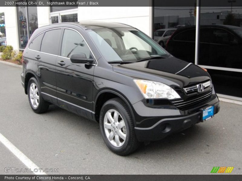 Nighthawk Black Pearl / Black 2007 Honda CR-V EX