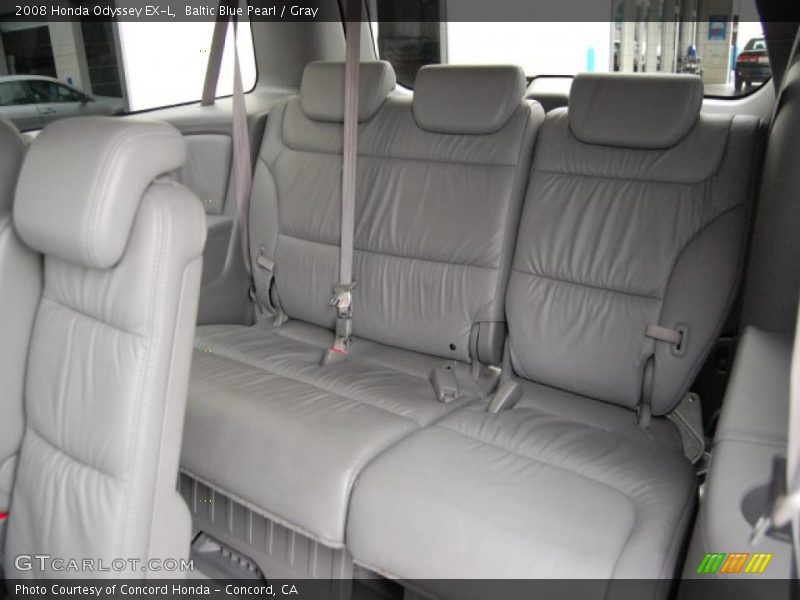 Baltic Blue Pearl / Gray 2008 Honda Odyssey EX-L