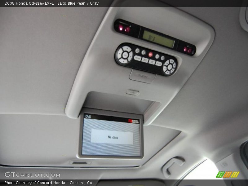 Baltic Blue Pearl / Gray 2008 Honda Odyssey EX-L