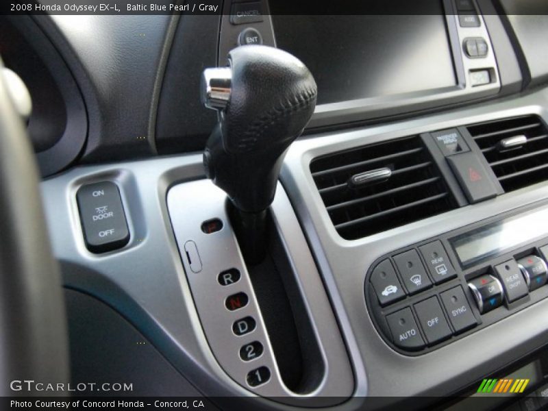 Baltic Blue Pearl / Gray 2008 Honda Odyssey EX-L