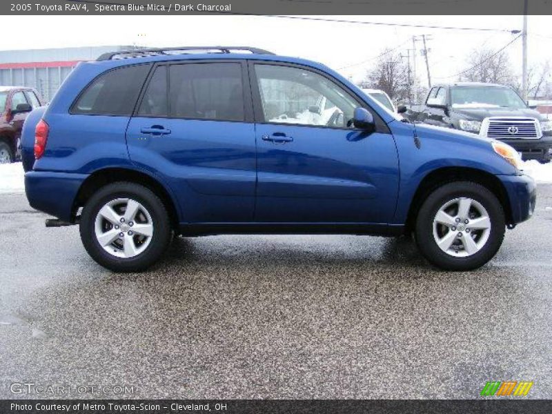 Spectra Blue Mica / Dark Charcoal 2005 Toyota RAV4