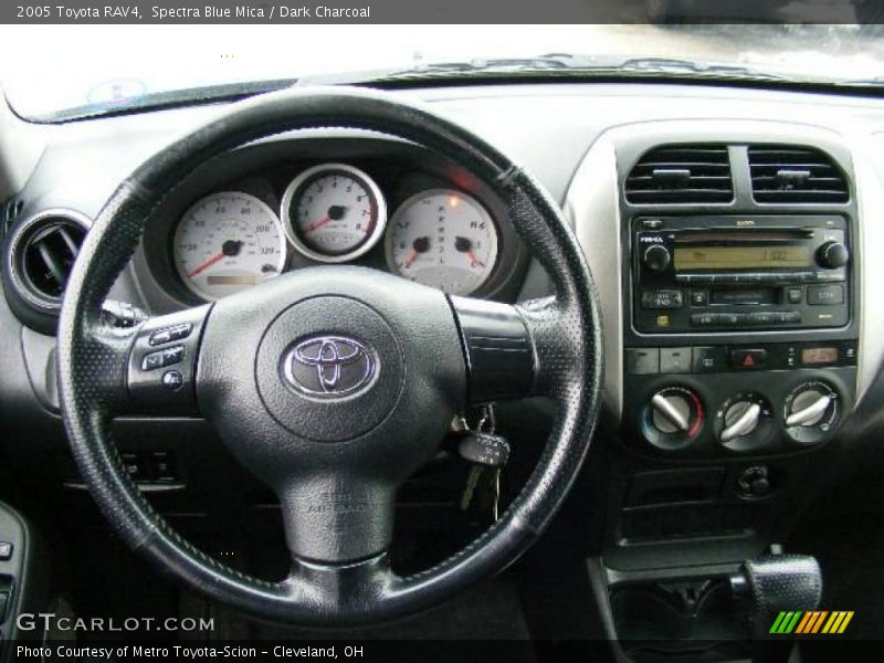 Spectra Blue Mica / Dark Charcoal 2005 Toyota RAV4