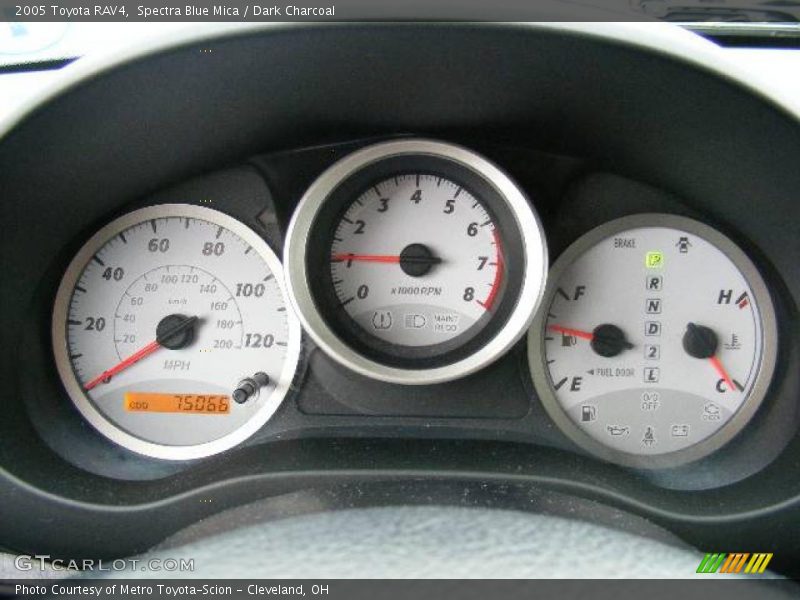 Spectra Blue Mica / Dark Charcoal 2005 Toyota RAV4