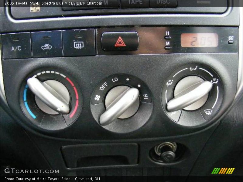 Spectra Blue Mica / Dark Charcoal 2005 Toyota RAV4
