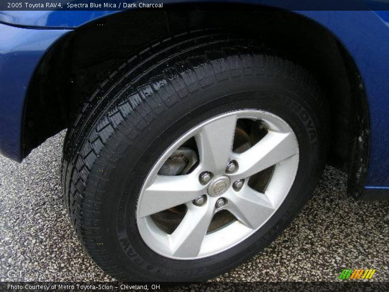 Spectra Blue Mica / Dark Charcoal 2005 Toyota RAV4