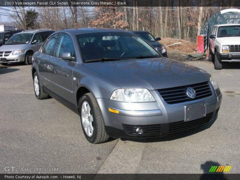 Silverstone Grey Metallic / Black 2003 Volkswagen Passat GLX Sedan