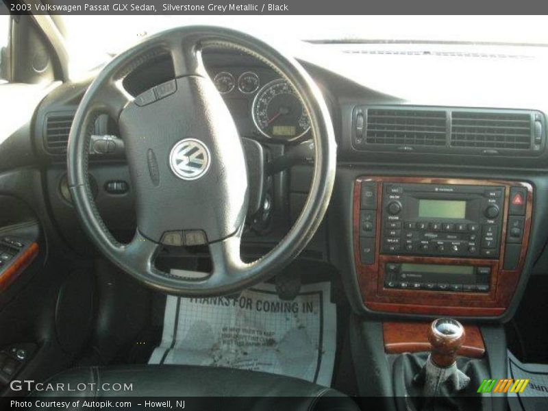 Silverstone Grey Metallic / Black 2003 Volkswagen Passat GLX Sedan