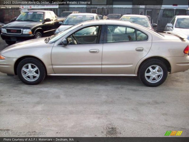 Sandstone Metallic / Neutral 2003 Oldsmobile Alero GL Sedan