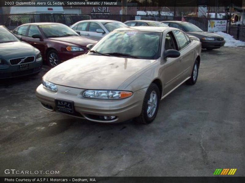 Sandstone Metallic / Neutral 2003 Oldsmobile Alero GL Sedan