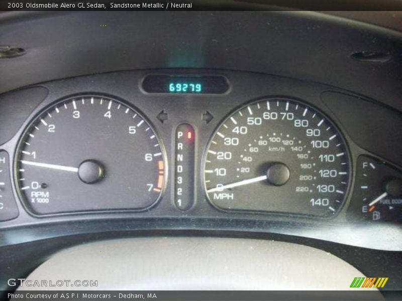 Sandstone Metallic / Neutral 2003 Oldsmobile Alero GL Sedan