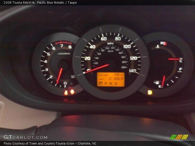 Pacific Blue Metallic / Taupe 2008 Toyota RAV4 I4
