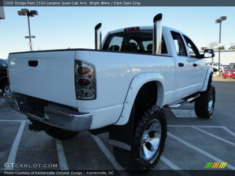 Bright White / Dark Slate Gray 2005 Dodge Ram 2500 Laramie Quad Cab 4x4
