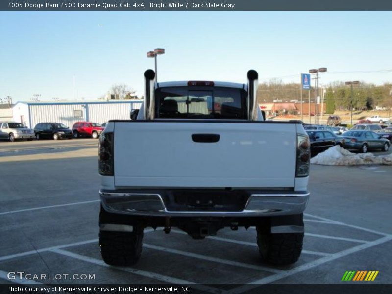 Bright White / Dark Slate Gray 2005 Dodge Ram 2500 Laramie Quad Cab 4x4