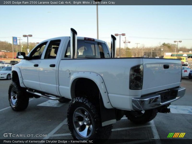 Bright White / Dark Slate Gray 2005 Dodge Ram 2500 Laramie Quad Cab 4x4