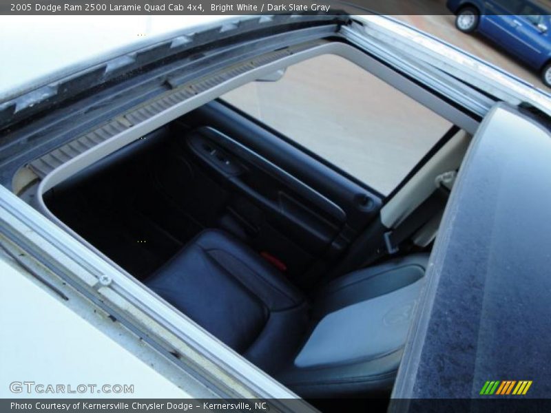 Bright White / Dark Slate Gray 2005 Dodge Ram 2500 Laramie Quad Cab 4x4