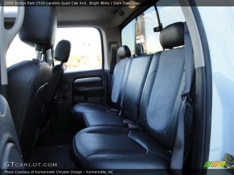 Bright White / Dark Slate Gray 2005 Dodge Ram 2500 Laramie Quad Cab 4x4