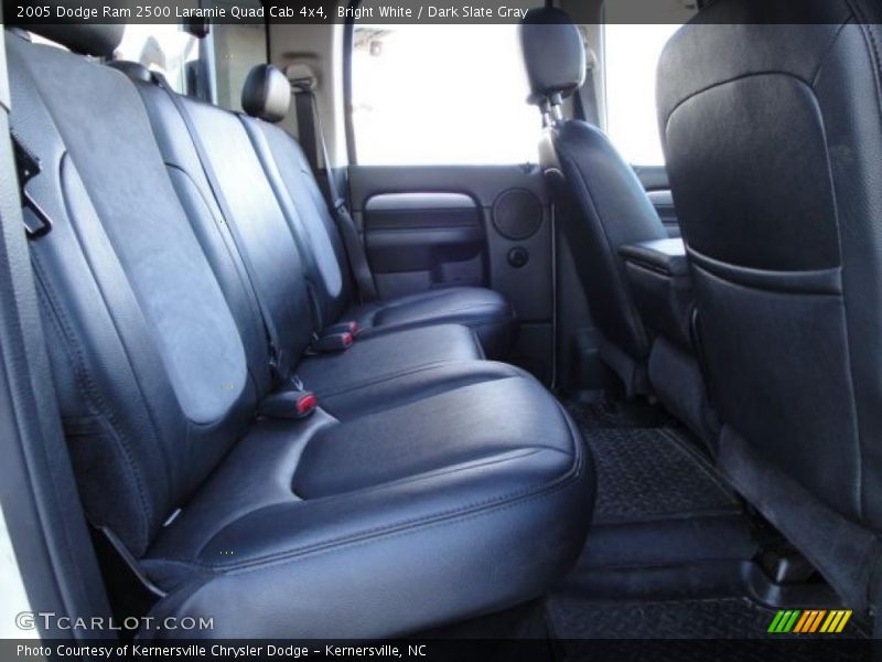 Bright White / Dark Slate Gray 2005 Dodge Ram 2500 Laramie Quad Cab 4x4