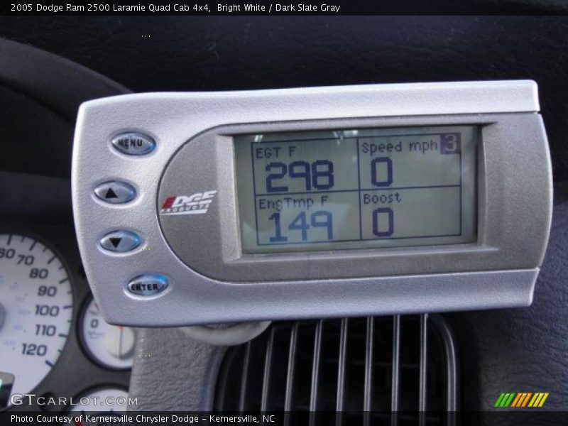 Bright White / Dark Slate Gray 2005 Dodge Ram 2500 Laramie Quad Cab 4x4