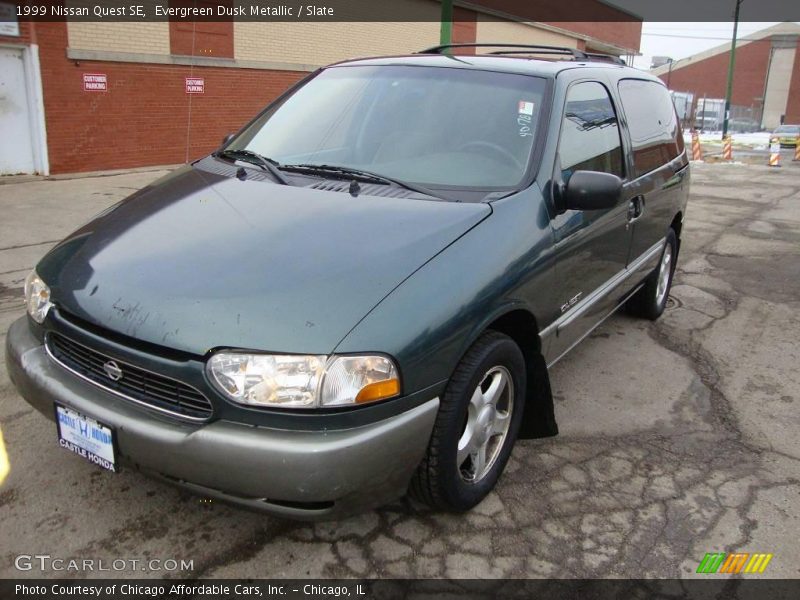 Evergreen Dusk Metallic / Slate 1999 Nissan Quest SE