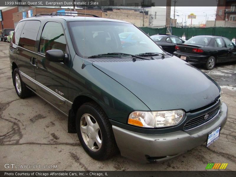 Evergreen Dusk Metallic / Slate 1999 Nissan Quest SE