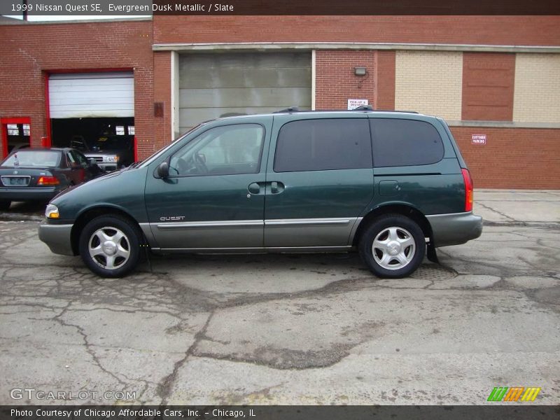 Evergreen Dusk Metallic / Slate 1999 Nissan Quest SE