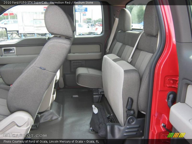 Vermillion Red / Medium Stone 2010 Ford F150 STX SuperCab