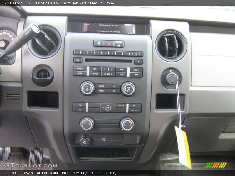 Vermillion Red / Medium Stone 2010 Ford F150 STX SuperCab