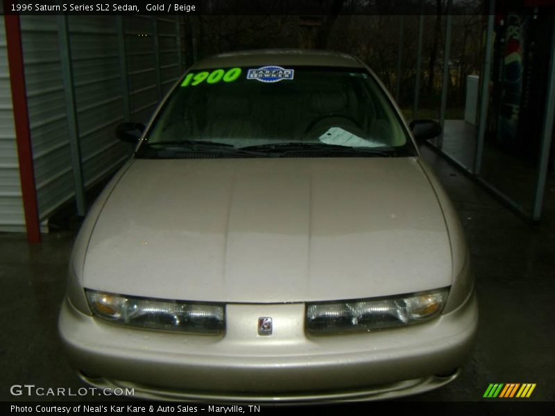 Gold / Beige 1996 Saturn S Series SL2 Sedan