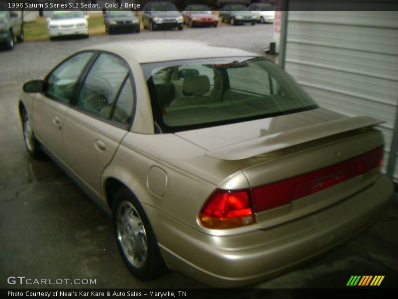Gold / Beige 1996 Saturn S Series SL2 Sedan