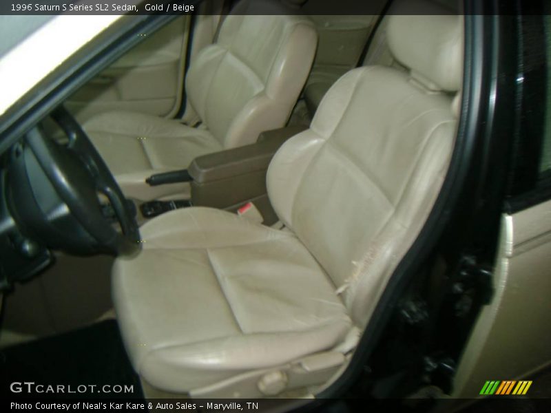 Gold / Beige 1996 Saturn S Series SL2 Sedan
