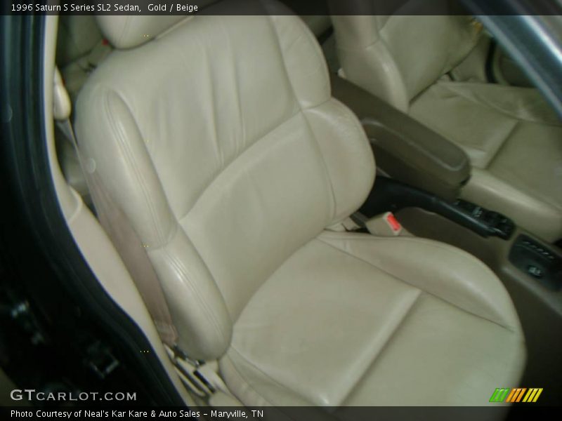 Gold / Beige 1996 Saturn S Series SL2 Sedan