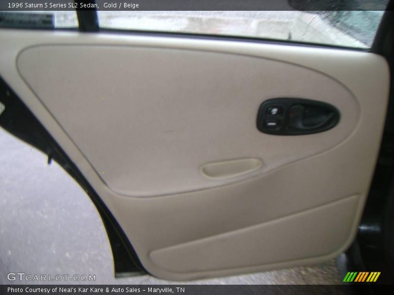 Gold / Beige 1996 Saturn S Series SL2 Sedan