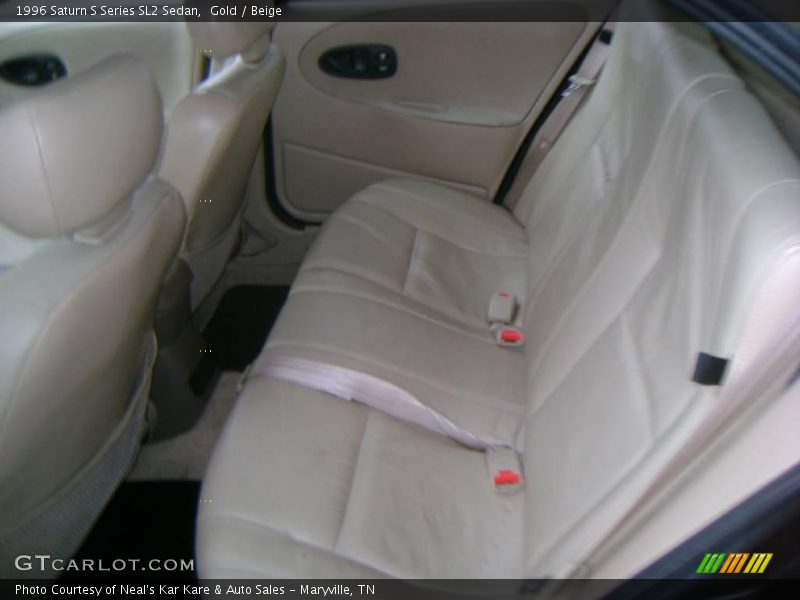 Gold / Beige 1996 Saturn S Series SL2 Sedan